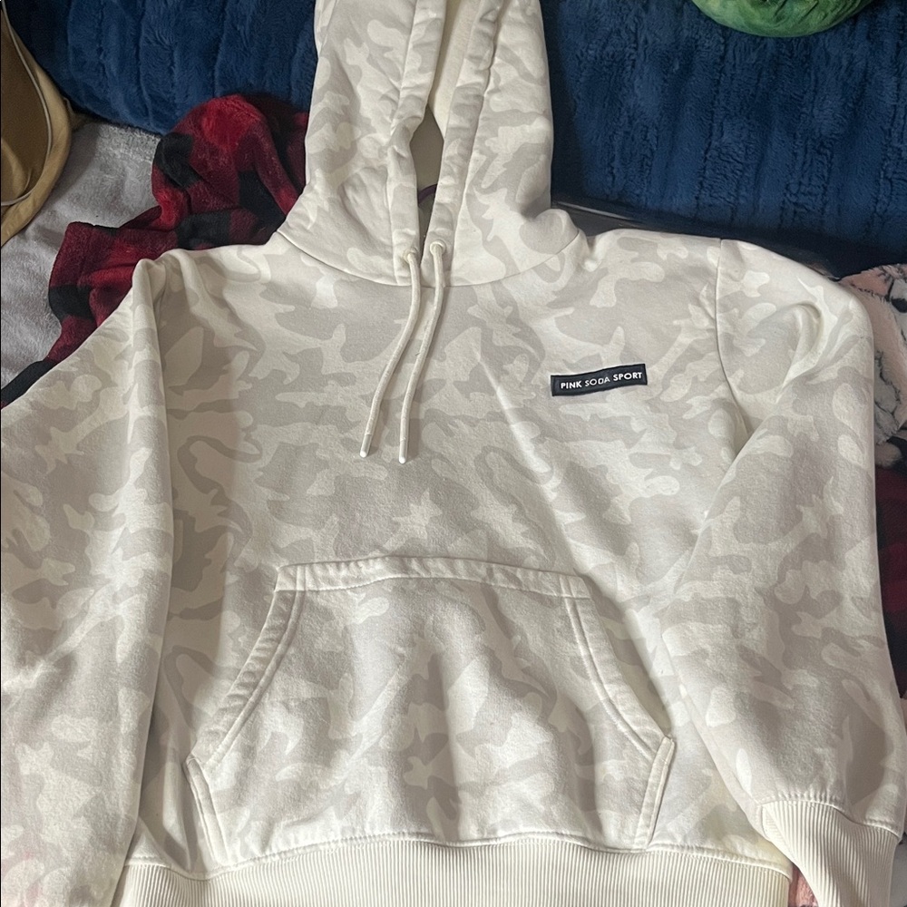 Nike Women's White Camo Hoodie